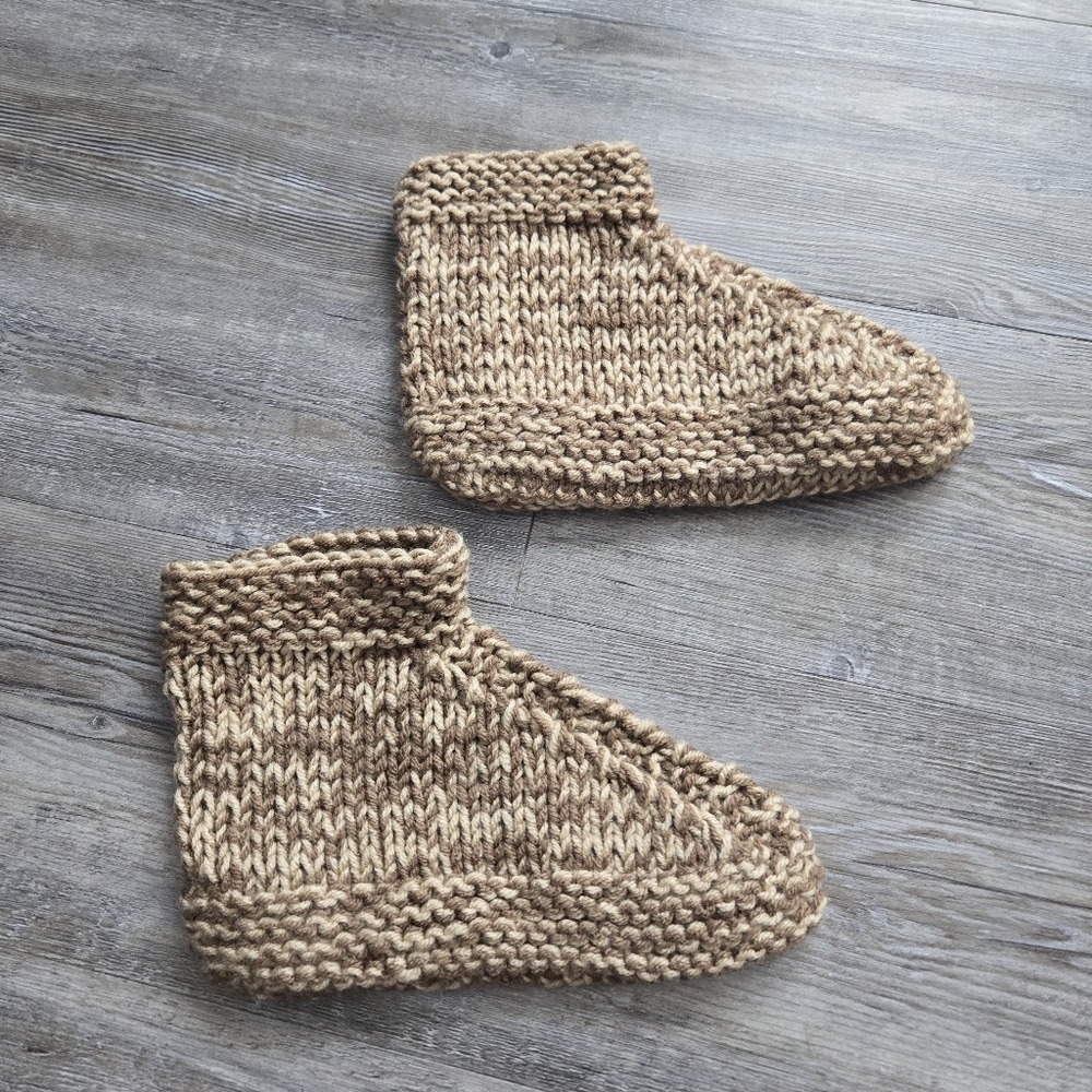 Cozy Hand-Knit Slippers